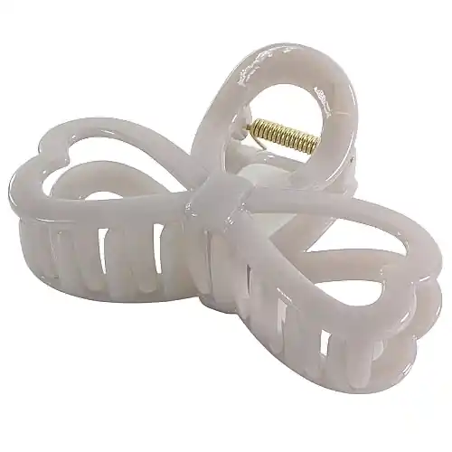 Hair Clip 'Crab', Gray Bow - Accessories