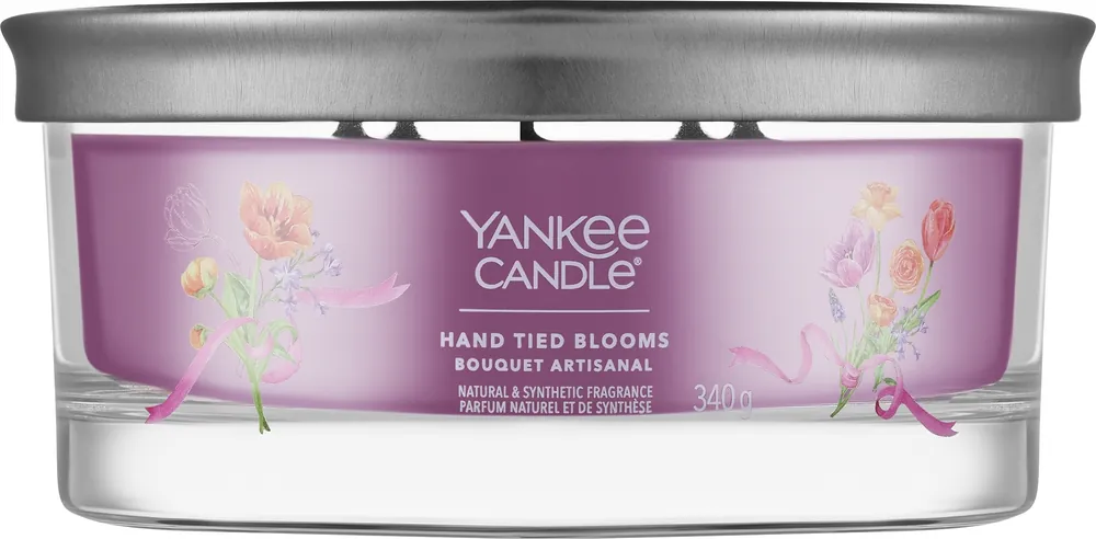 Scented Candle in Glass 'Hand Tied Blooms', 5 wicks - Bath and Body