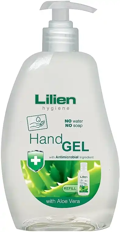 Aloe Vera Antibacterial Hand Gel with Pump - Bath and Body