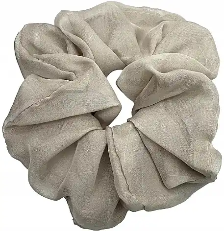 Chiffon Scrunchie, cold beige - Accessories