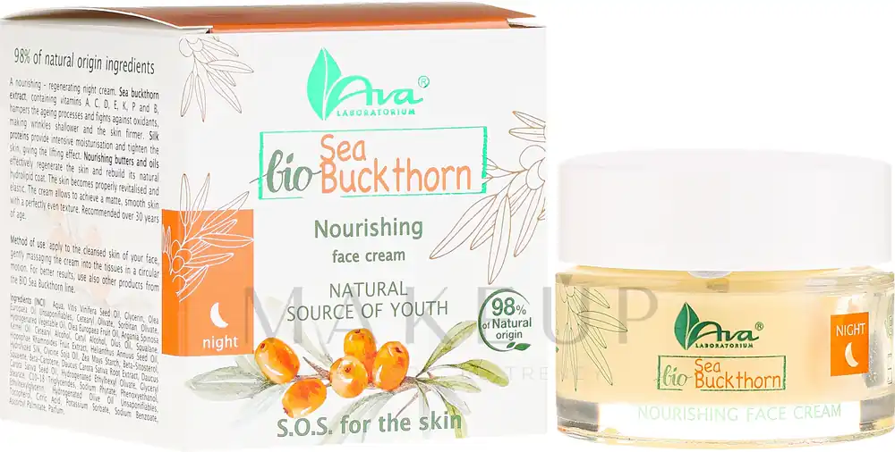 Seabuckthorn Nourishing Night Cream - Skin Care Products