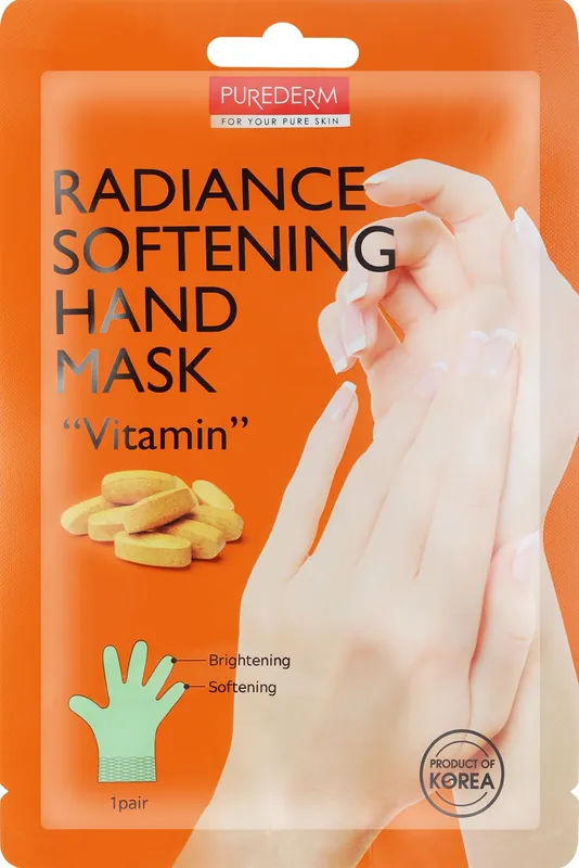 Radiance Softening Hand Mask Gloves "Vitamin" - Bath and Body