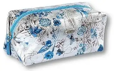 Makeup Bag "Silver Meadow", 94330, blue flowers - Accessories