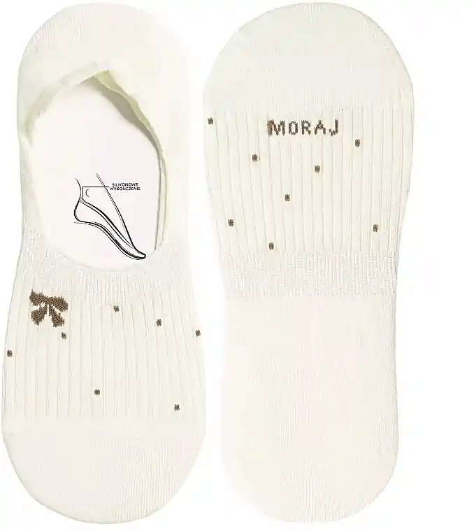 Women's ankle socks, CDB201-006, milky