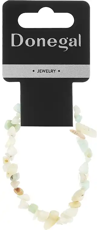 Beaded Bracelet, 6401, Milky Turquoise - Costume jewelry