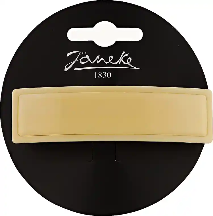 Hair Clip JG45020G CRN, 9 x 2.5 cm, milky - Accessories
