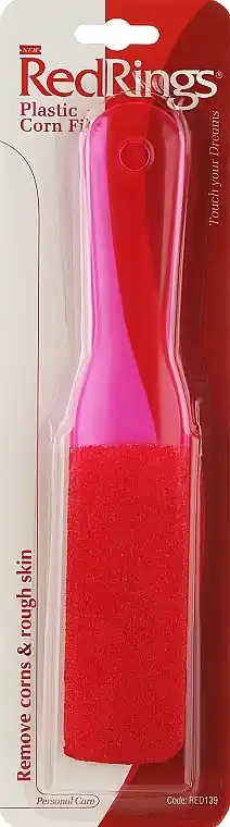 Foot File 139, Red - Accessories