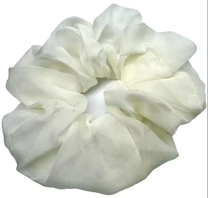 Chiffon Scrunchie, ecru - Accessories