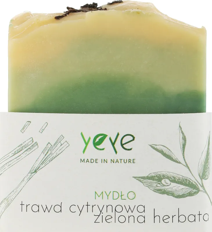 Natural Soap 100% "Lemongrass and Green Tea" - Bath and Body