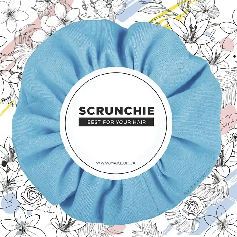 Knit Classic Scrunchie, turquoise - Accessories