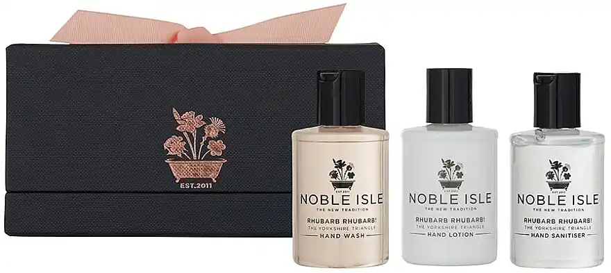 Noble Isle Rhubarb Rhubarb Hand Care Trio - Perfume
