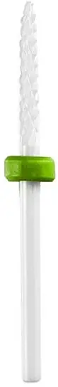 Ceramic Nail Drill Bit 'Little Flame' TC043, green - Accessories