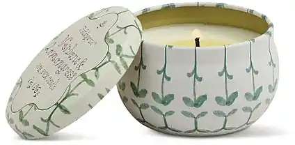 Paddywax Tulip Verbena & Lemongrass Soy Wax Tin Candle - Bath and Body