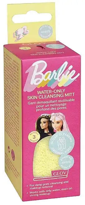 Glov Water-Only Cleansing Mitt Barbie Baby Banana