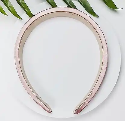 Wide Satin Hair Band, pink - Accessories