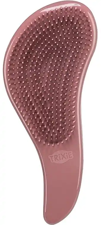 Soft brush for dogs and cats, 19 cm, pastel pink - Trixie