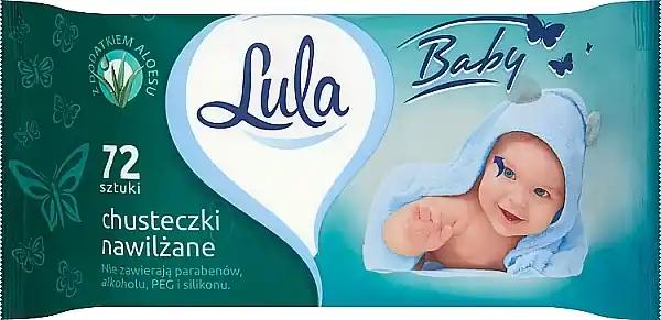 Baby Wet Wipes with Aloe, 72 pcs - Accessories