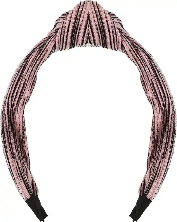 Hairband FA-5609, pink with black