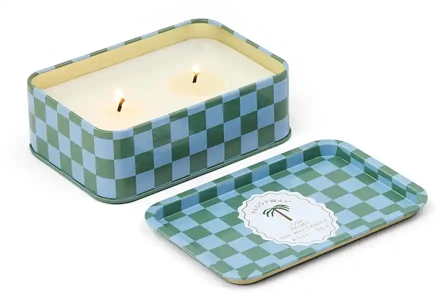 Lush Palms Scented Candle in Tin Can - Bath and Body