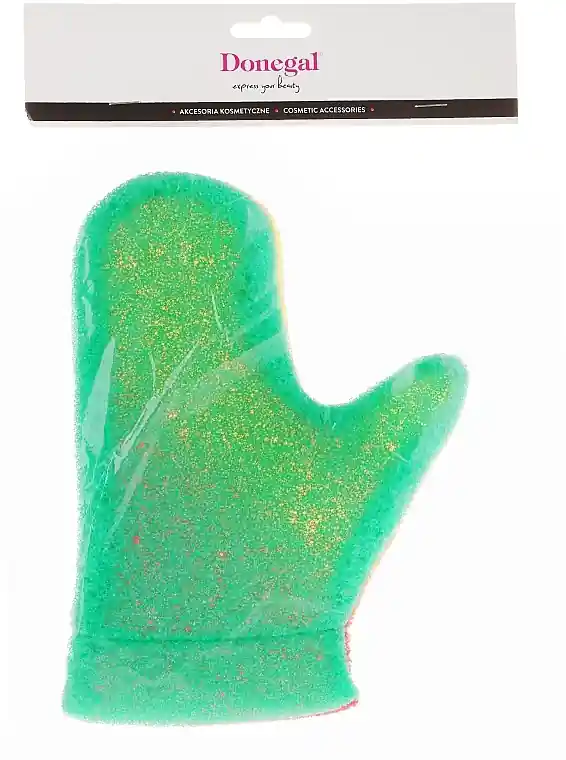 Massage Glove "Aqua", 6021, red-green
