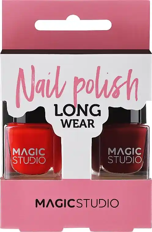 Nail Polish Set, red and burgundy - Nails
