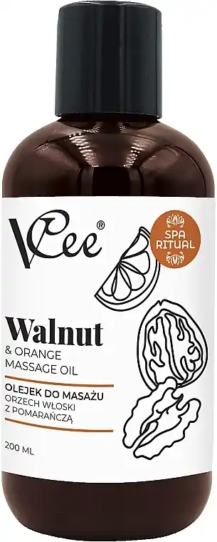 Walnut & Orange Massage Oil - Bath and Body
