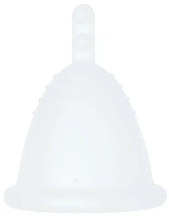 Menstrual Cup with Stem, L size, transparent - Accessories