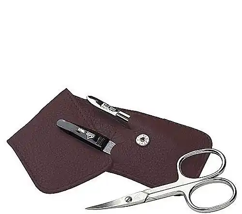 Manicure set 'Siena', brown, 3 pcs - Accessories