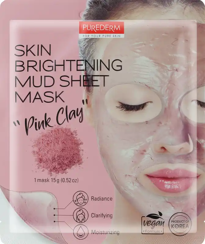 Lightening Mud Mask 'Pink Clay' - Skin Care Products