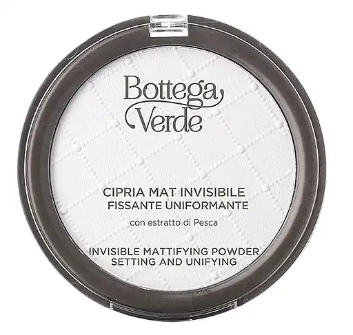 Bottega Verde Invisible Mattifying Powder With Peach Extract Setting And Unifying - Makeup