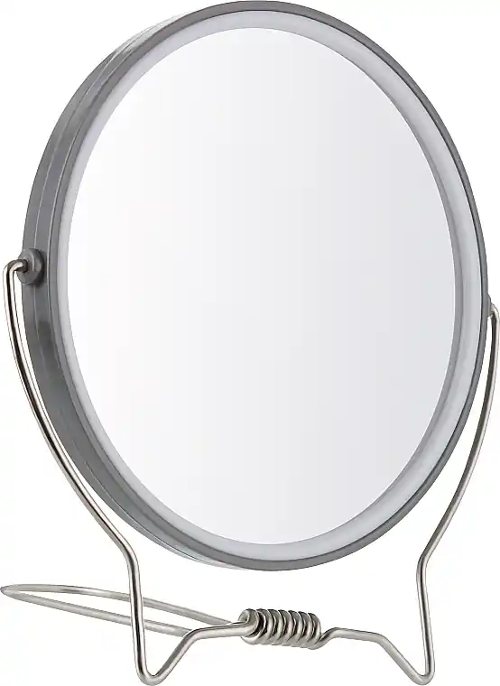 Double-Sided Mirror, 13 cm, black