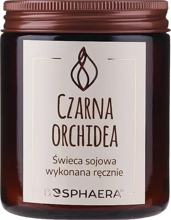 Scented Soy Candle "Black Orchid" - Bath and Body