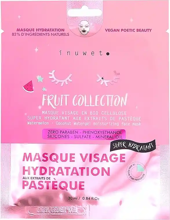 Moisturizing Face Mask 'Watermelon' - Skin Care Products