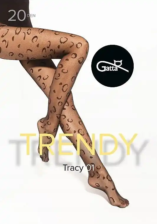 Tights 'Tracy Wz. 01' 20 Den, nero - Clothes