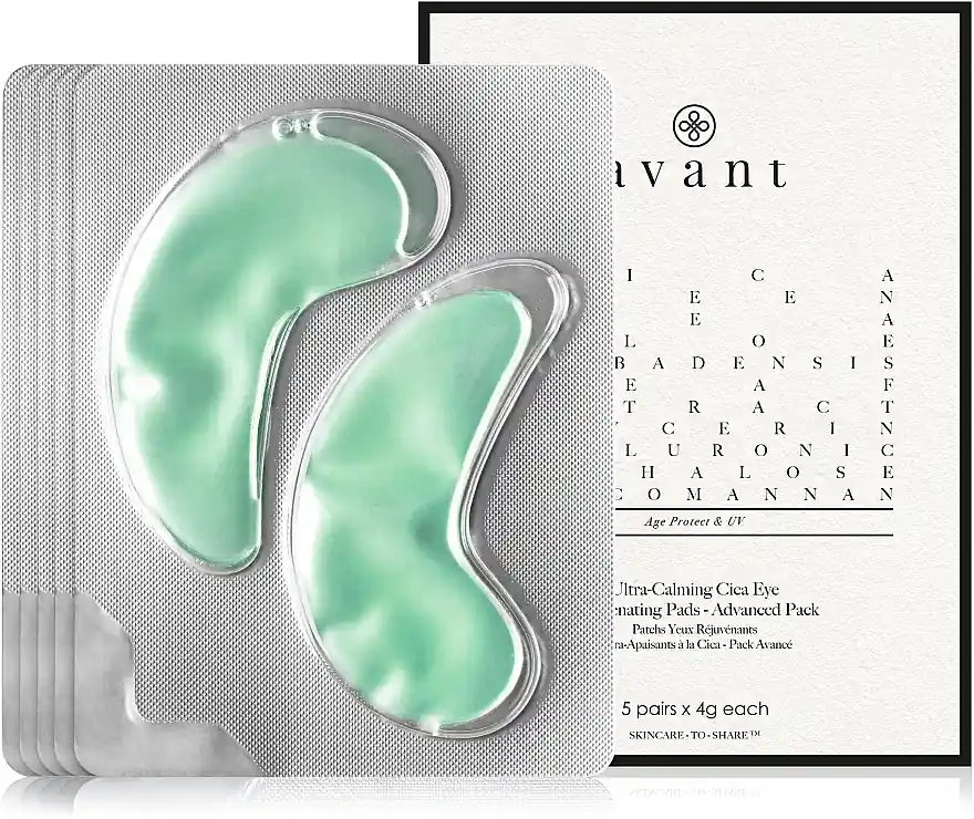 Ultra-Soothing Anti-Aging Eye Pads with Centella Asiatica Extract