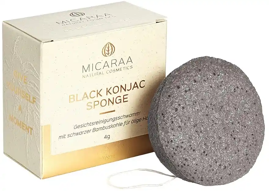 Charcoal Konjac Sponge - Accessories