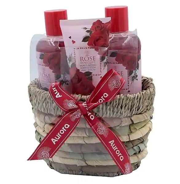 Set in Basket 'Rose Bouquet' - Bath and Body