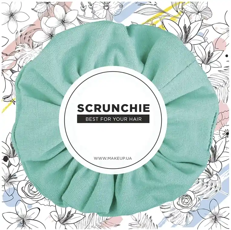 Knit Classic Scrunchie, mint - Accessories