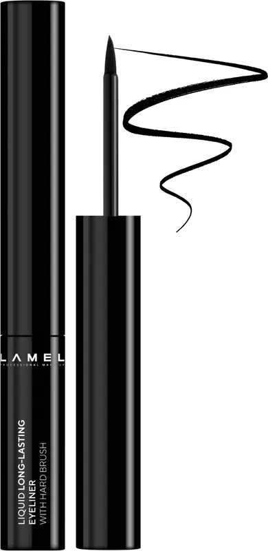 LAMEL Make Up Liquid Long-Lasting Eyeliner With Hard Brush
