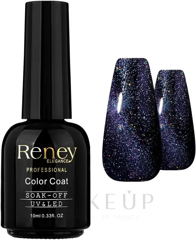 Reflective Hybrid Nail Polish 'Cat's Eye' - Nails