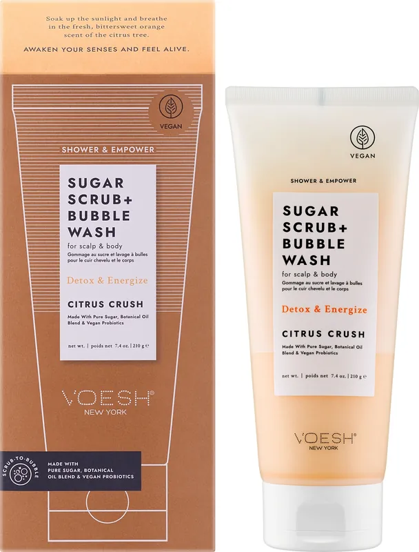 Scalp & Body Sugar Scrub 'Citrus Crash' - Bath and Body