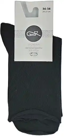 Women Socks 'Soft Cotton' W.000, black - Clothes
