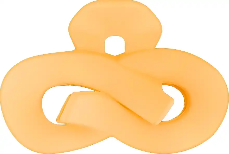 Hair clip, 27420+1, yellow - Accessories