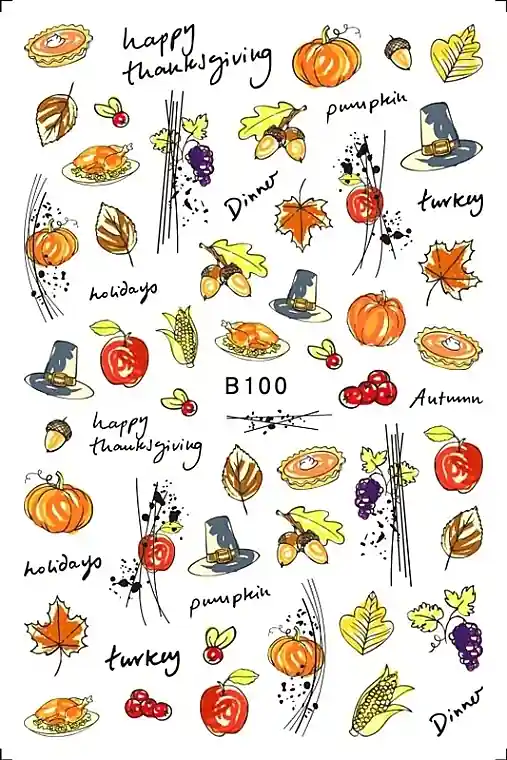 Nail Stickers B100 - Nails