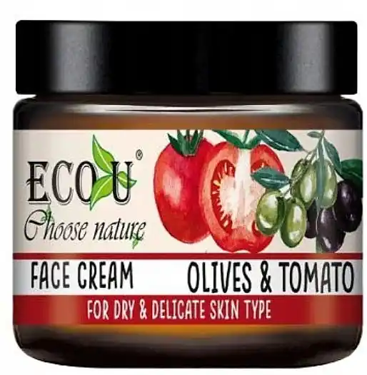 Face Cream "Tomato & Olive" - Skin Care Products