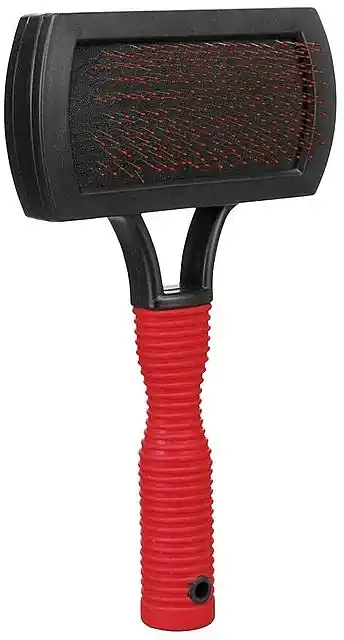 Soft brush with rubber handle, 10x17 cm - Trixie
