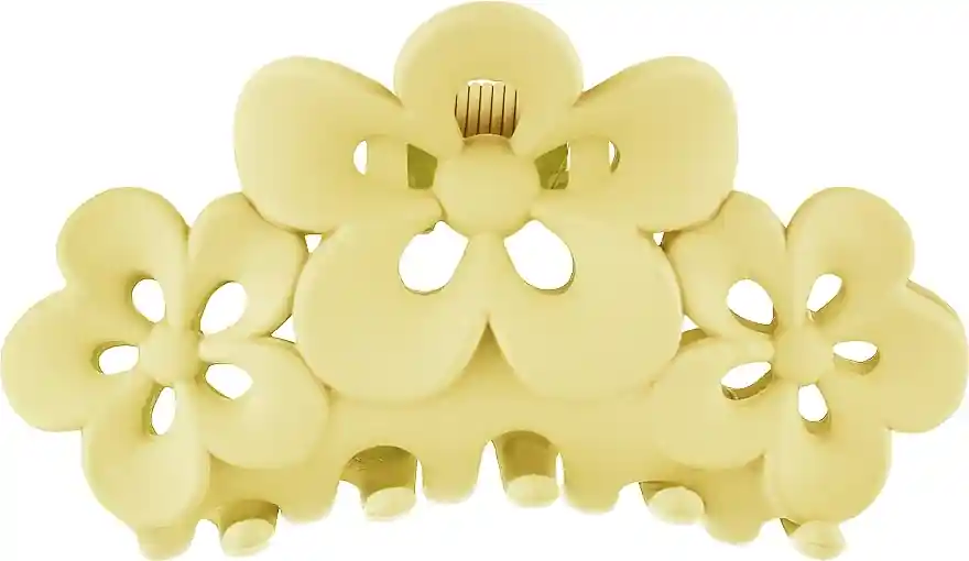 Hair Clip, 181183+1, Yellow - Accessories