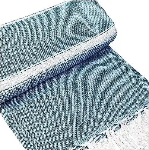 Striped Hammam Towel, blue - Accessories