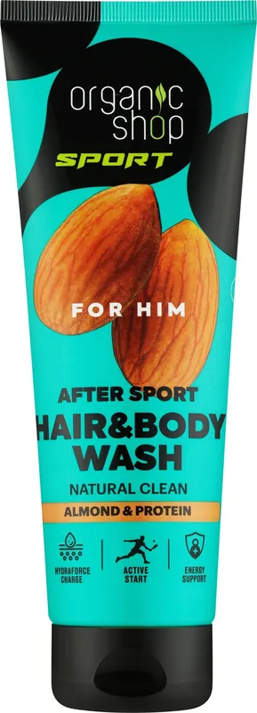 Hair and Body Wash Gel 'Almond and Proteins' - Bath and Body