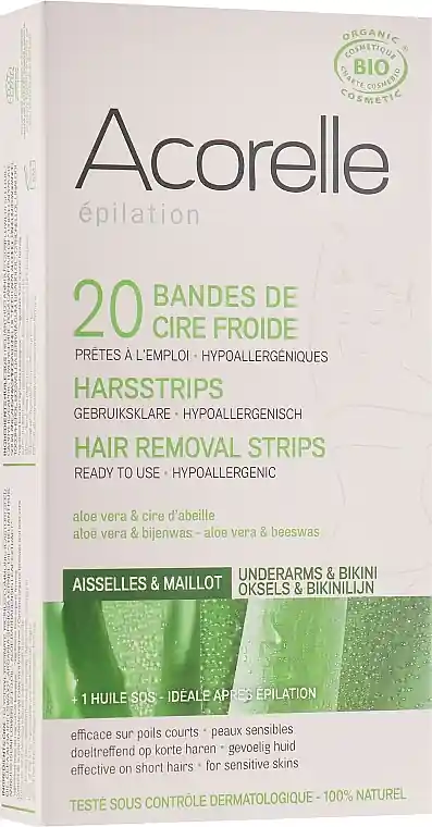 Aloe & Royal Jelly Bikini Wax Strips - Bath and Body